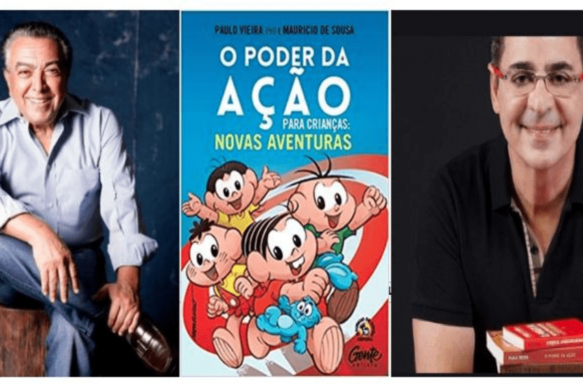  Escritor Paulo Vieira lidera o ranking nacional dos mais vendidos no final de semana e já anuncia as novas aventuras com Mauricio de Souza